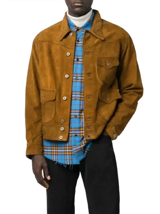 Landman S02 Guy Burnet Brown Jacket