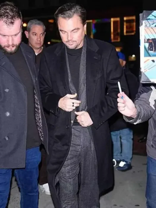 Leonardo DiCaprio NYC 2026 Black Coat