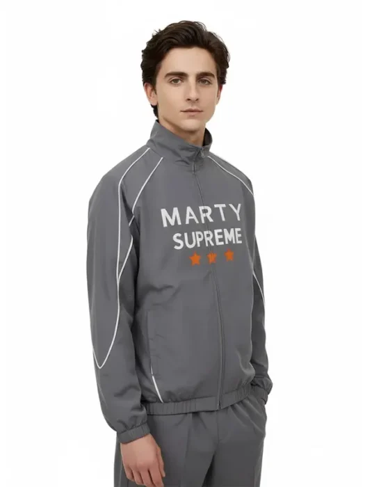 Marty Supreme Track Grey Jacket