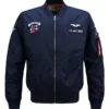 Mens Blue Bomber jacket