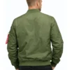Mens MA 1 Flight Bomber Jacket Back