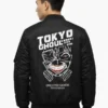 Mens Tokyo Ghoul Black Bomber Jacket Back