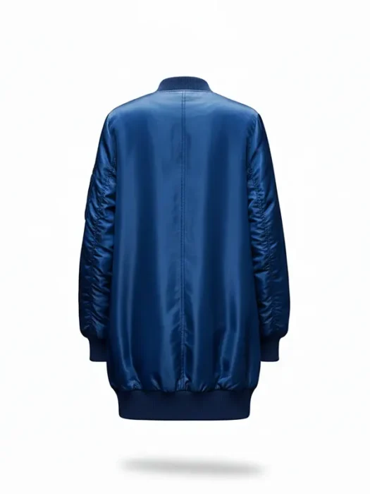 Mens quilted bomber jackets Back