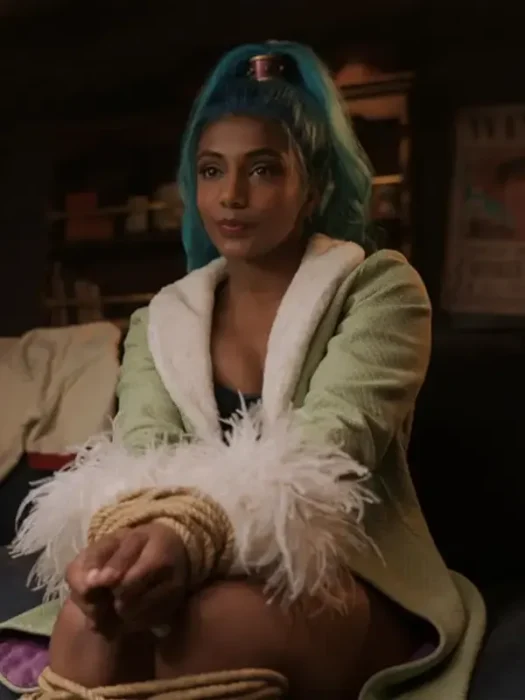 Miss Wednesday One Piece Green Coat