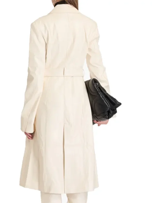 Monica Stevens The Rookie S08 Bridget Regan Beige Coat Back