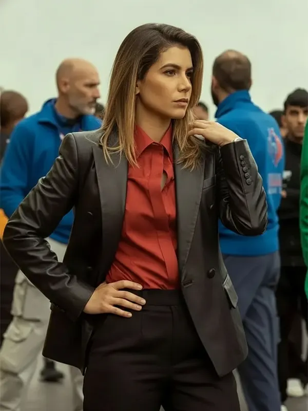 Motorvalley Giulia Michelini Black Leather Blazer