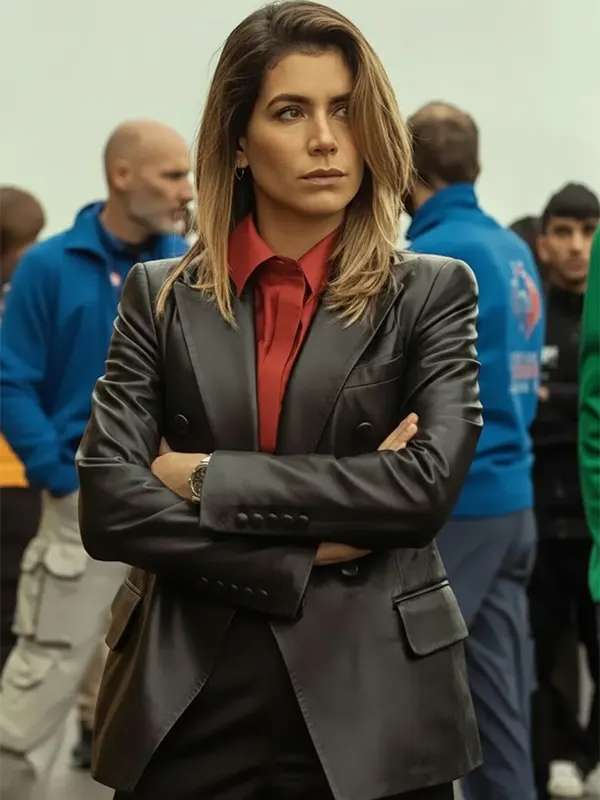 Motorvalley Giulia Michelini Leather Black Blazer