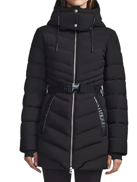 My Secret Santa Taylor Jacobson Black Puffer Jacket