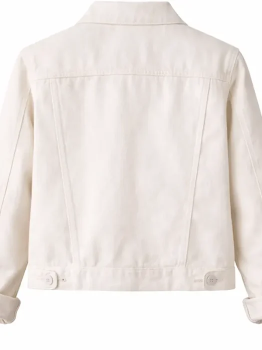 NCIS S23 Jessica Knight White Jacket Back