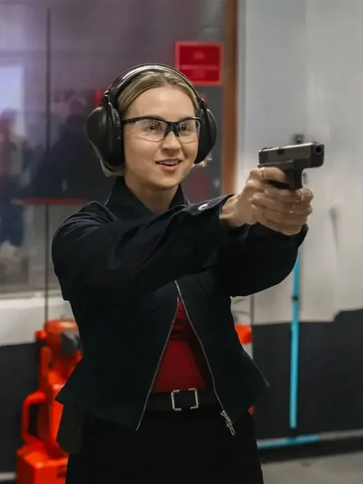 NCIS Sydney S03 Evie Cooper Black Jacket