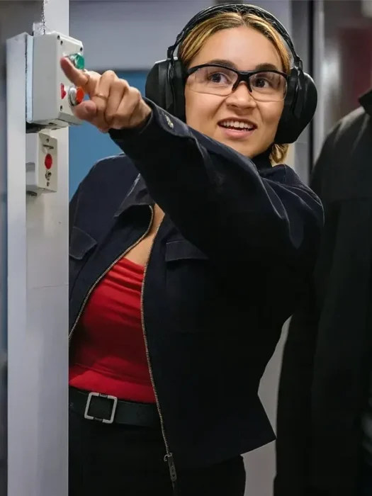 NCIS Sydney S03 Tuuli Narkle Evie Cooper Black Jacket