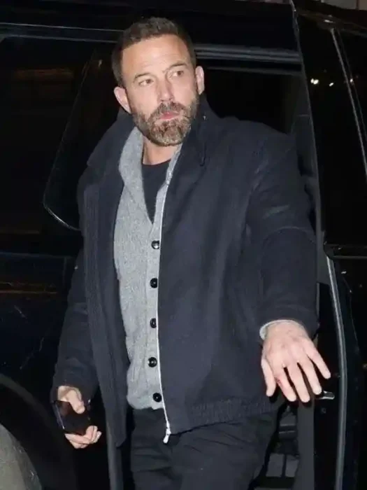 NYC 2026 Ben Affleck Black Jacket