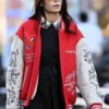 NYC 2026 Famke Janssen Varsity Jacket