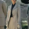 Natascha McElhone Young Sherlock Wool Coat
