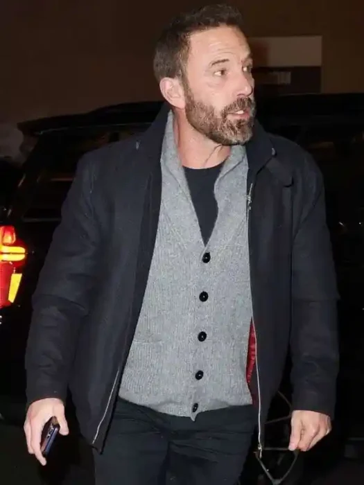 New York Ben Affleck Black Jacket