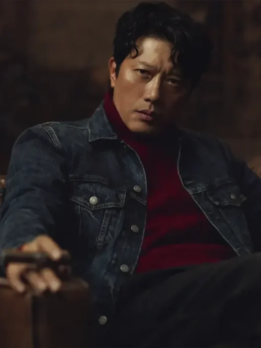 No Other Choice Park Hee-soon Blue Denim Jacket