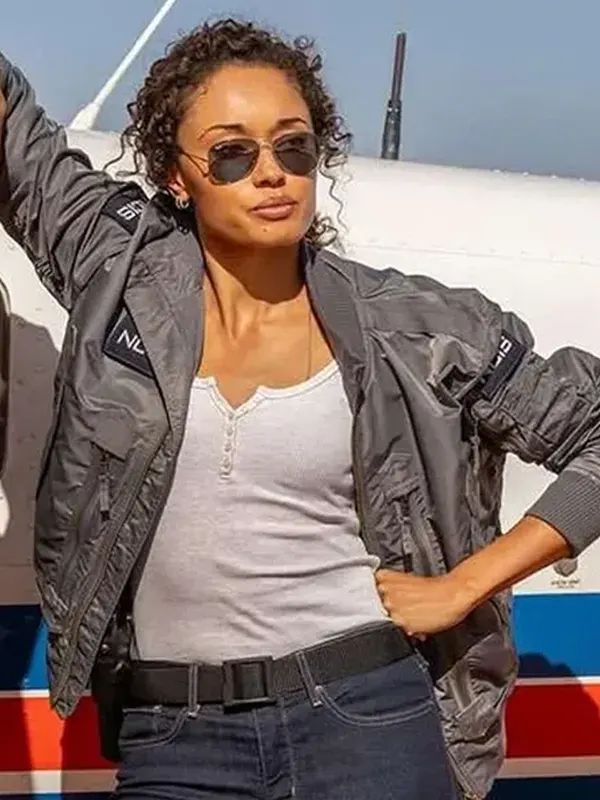 Olivia Swann NCIS Sydney S03 Grey Jacket