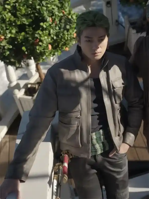 One Piece Roronoa Zoro Gray Jacket