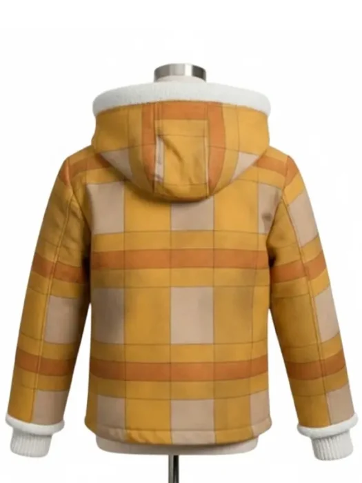 One Piece S02 Inaki Godoy Monkey D. Luffy Plaid Jacket Back