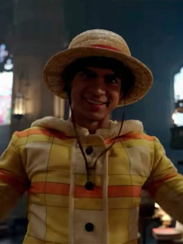 One Piece S02 Inaki Godoy Monkey D. Luffy Plaid Jacket