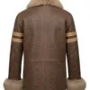 One Piece S02 Jacob Romero Usopp Brown Shearling Jacket back