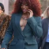 Paris Fashion Week SZA Teal Blazer