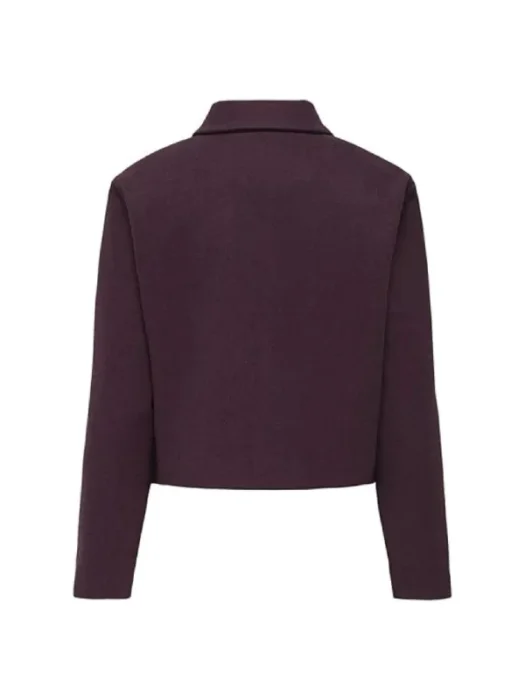 Patience 2025 Ella Purvis Purple Jacket back