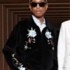 Pharrell Williams Black Embroidered Jacket