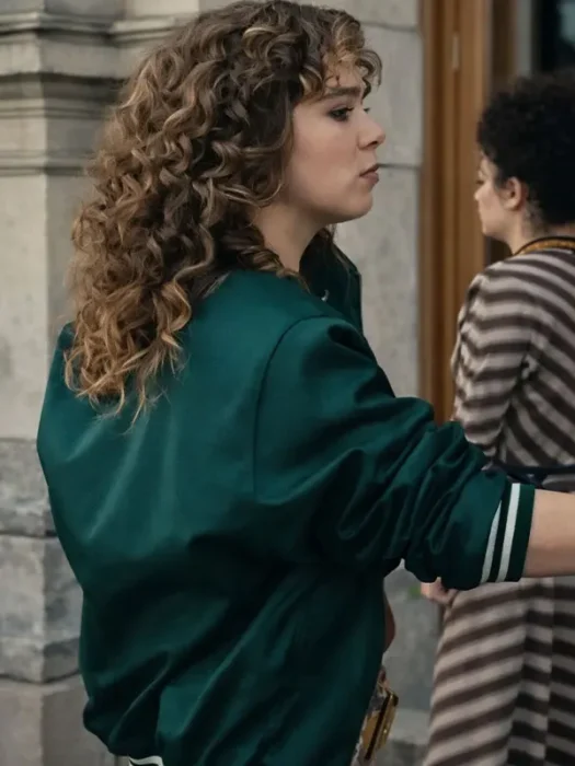 Ponies Haley Lu Richardson Varsity Jacket Green