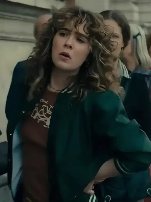 Ponies Twila Varsity Jacket Green