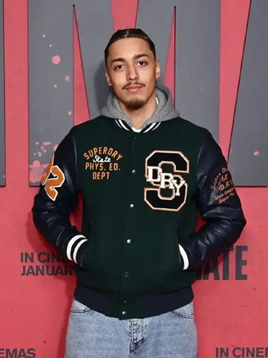 Primate Gala Screening Jaadin The Kid Green Jacket