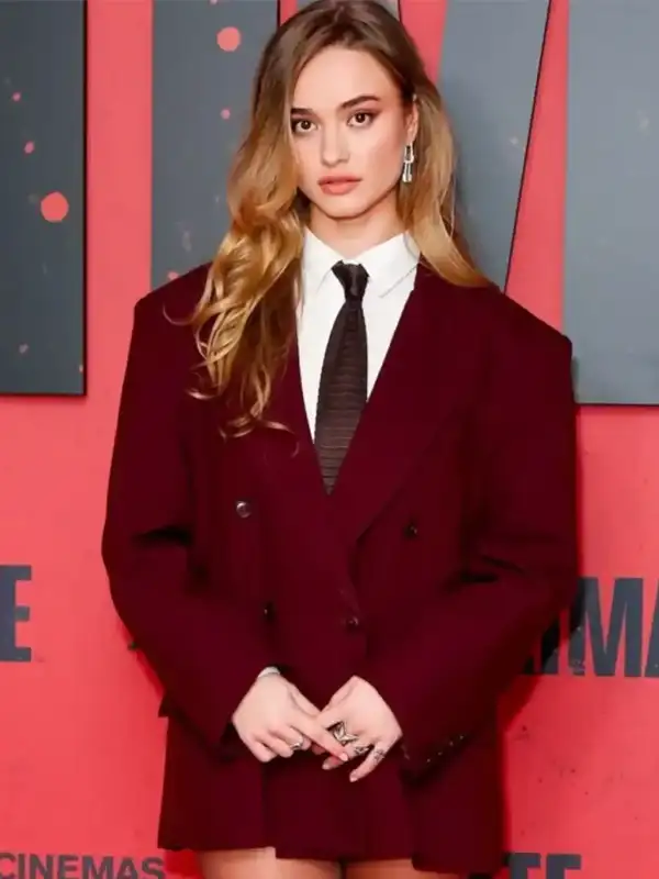 Primate Gala Screening Johnny Sequoyah Red Blazer