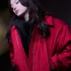 Project Y Mi Seon Red Bomber Jacket