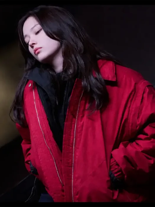 Project Y Mi Seon Red Bomber Jacket