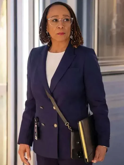 S. Epatha Merkerson Chicago Med Blue Blazer