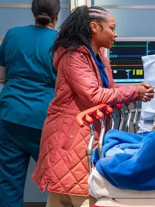 Sheria Irving Chicago Med S11 Quilted Jacket