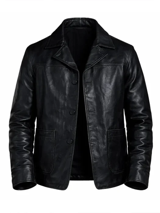 Silent Witness S29 David Caves Back Leather Jacket
