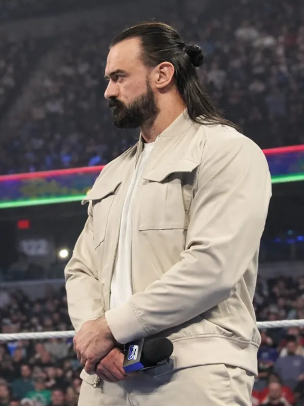 SmackDown 2025 Drew McIntyre Beige Jacket