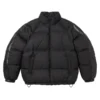 Star Sleeve Down Black Puffer Jacket