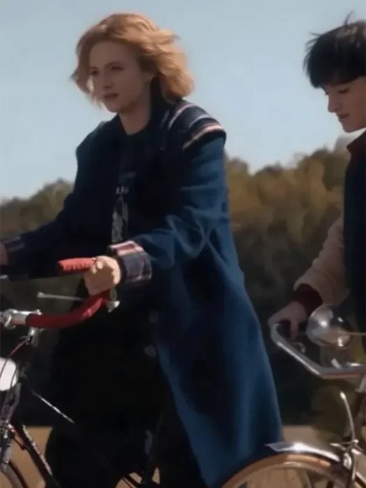 Stranger Things Maya Hawke Coat Blue