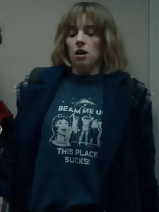Stranger Things S05 Maya Hawke Blue Coat