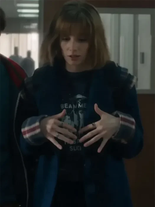 Stranger Things S05 Maya Hawke Coat Blue