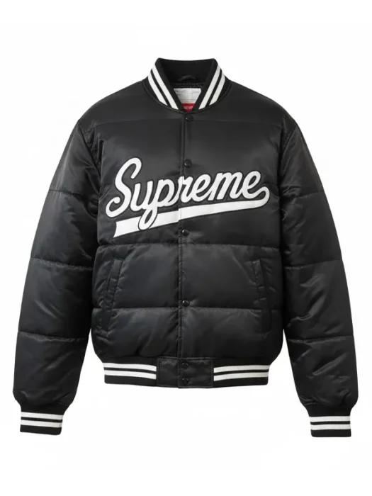 Supreme Black Puffer Jacket