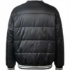 Supreme Black Puffer Jacket Back