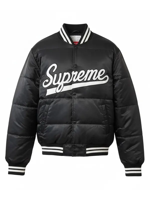 Supreme Black Puffer Jacket