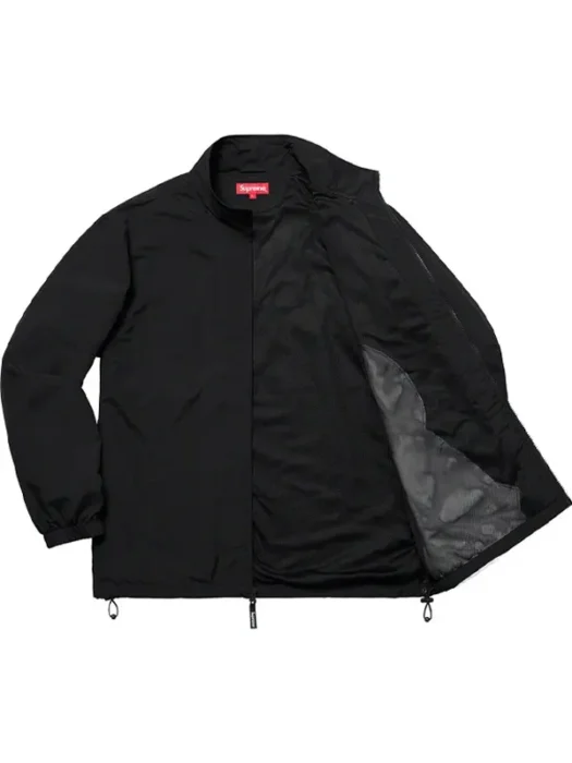 Supreme Black Windbreaker S logo Jacket