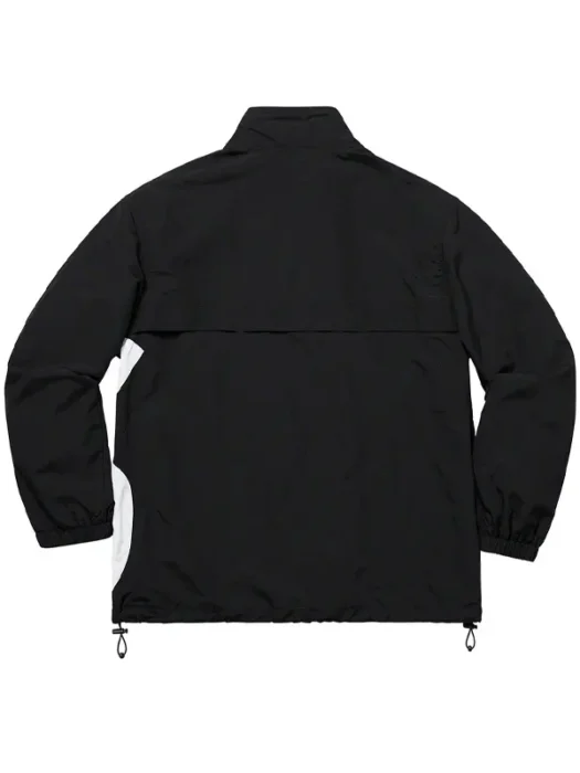 Supreme Black Windbreaker S logo Jacket Back