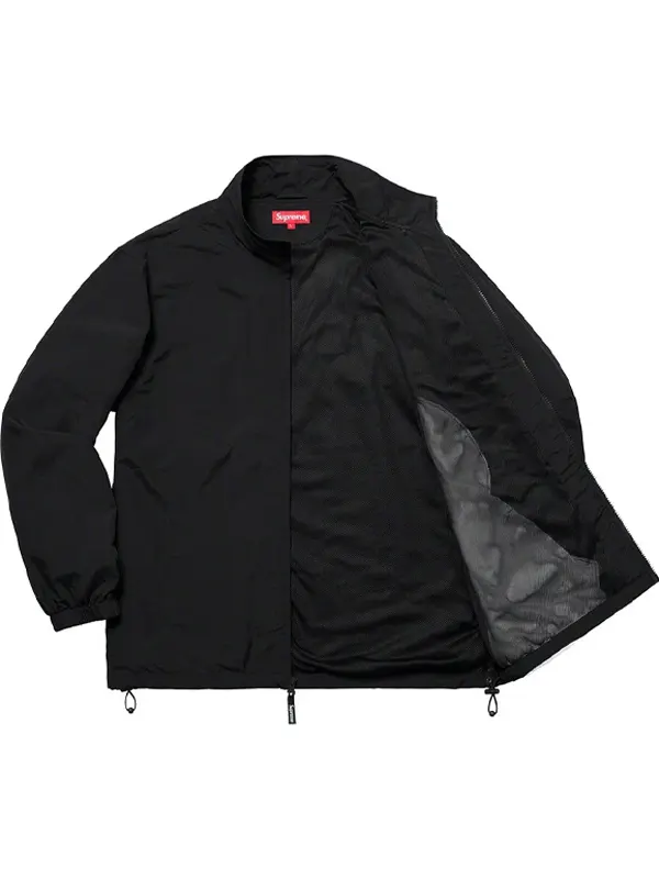 Supreme Black Windbreaker S logo Jacket