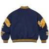Supreme Blue Varsity Jacket Back