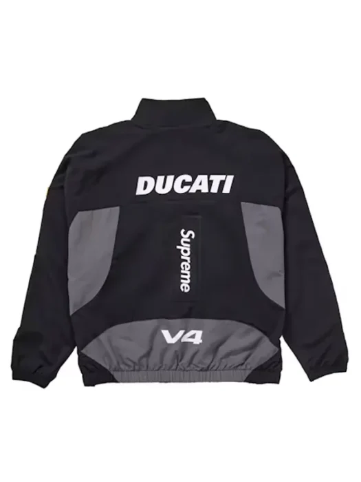 Supreme Ducati Black Track Jacket Back